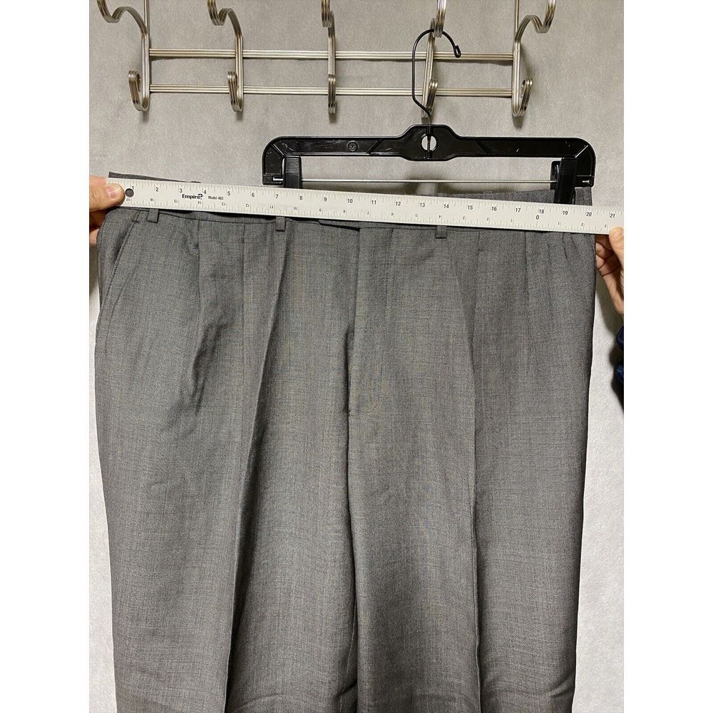 Ralph Lauren Suit Men 44R Gray 2B Wool Career Office Pants Business 40X28 Luxury - Picture 13 of 16